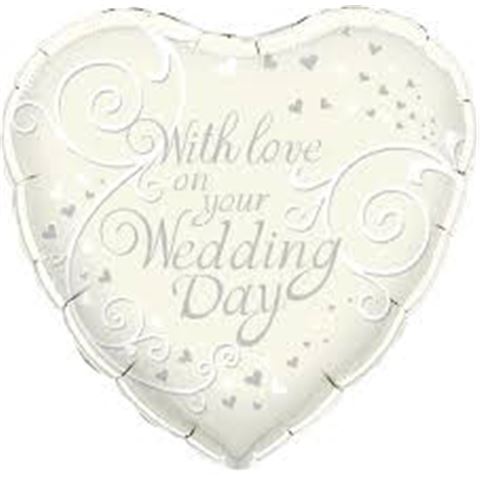 Oaktree 18 inch-es fólia - Esküvői With love on your Wedding Day