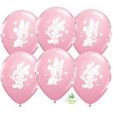 11 inch-es Disney Baby Minnie Hearts Pink