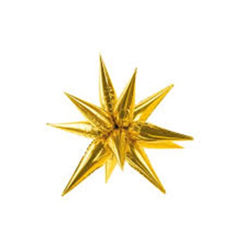 Fólia lufi csillag 3D 70cm arany