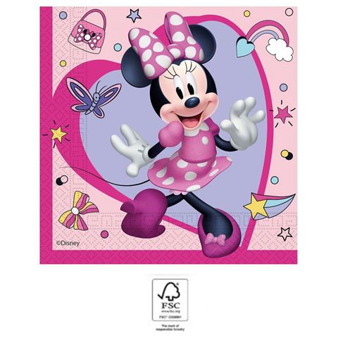 Disney Minnie Junior szalvéta 20 db-os 33x33 cm