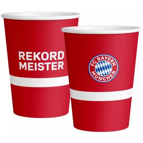 FC Bayern München Papír pohár 8 db-os 250 ml