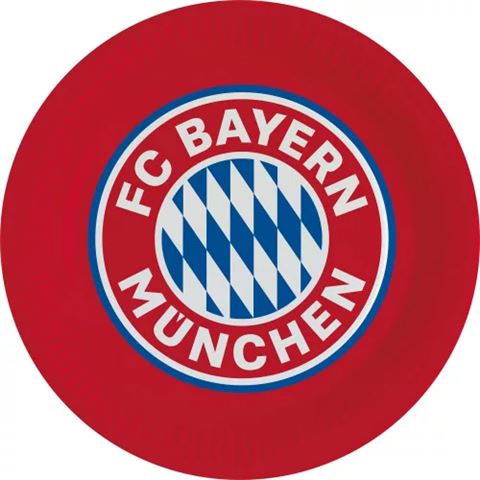 FC Bayern München Papírtányér 8 db-os 23 cm