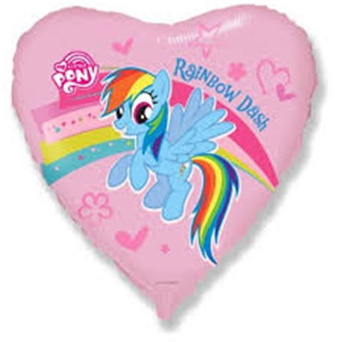 My Little Pony Pony with Rainbow Én kicsi pónim fólia lufi 45 cm