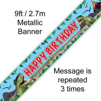 Banner - Happy Birtday Jurassicos