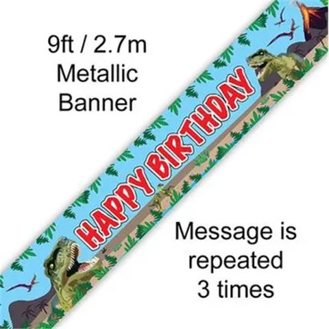 Banner - Happy Birtday Jurassicos