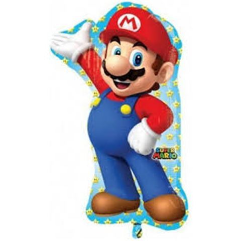 Super Mario Fólia lufi 83 cm
