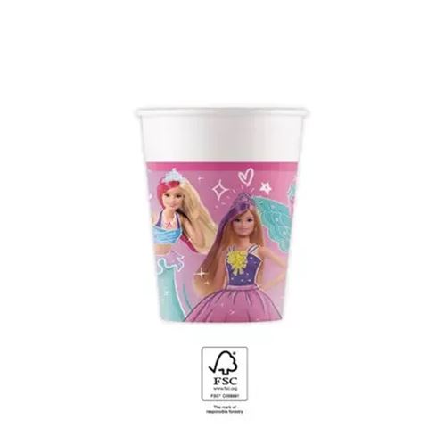 Barbie Fantasy Papír pohár 200 ml