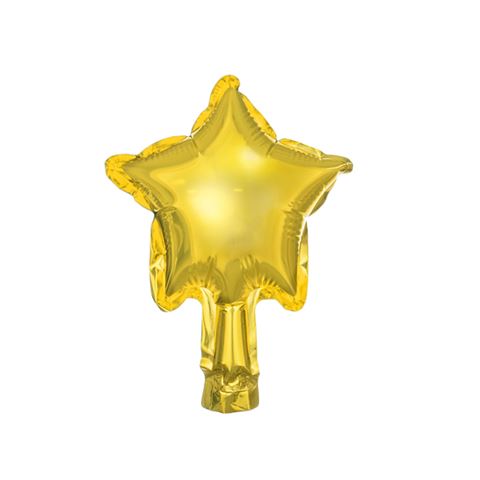 Fólia lufi- arany csillag (12cm)