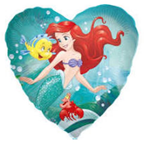 Disney Princess Disney Hercegnők Ariel fólia lufi 46 cm