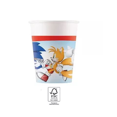 Sonic a sündisznó Sega Papír pohár 200 ml