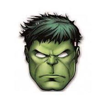 Bosszuállók papírmaszk- Hulk
