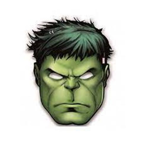 Bosszuállók papírmaszk- Hulk