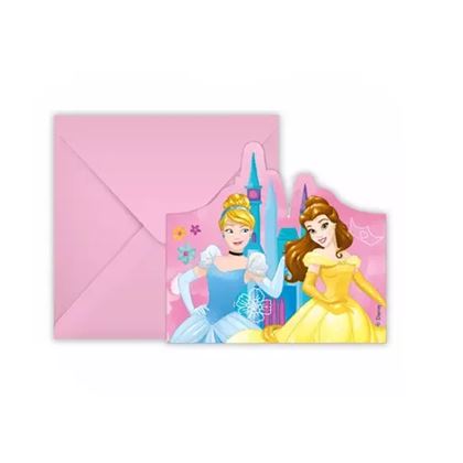 Disney Princess Disney Hercegnők meghívó 6 db-os