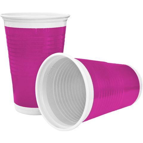Heku Műanyagpohár - Pink 10db