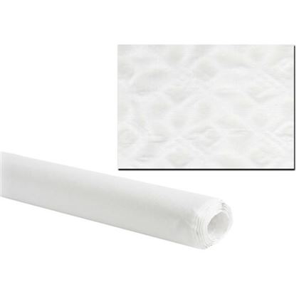 Heku Damaszt műanyag asztalterítő 10 m x 1 m fehér