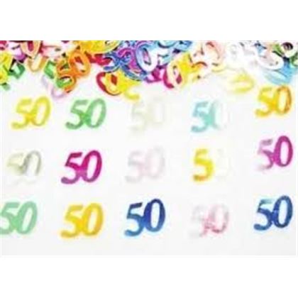 Heku 50-es számos színes születésnapi party konfetti - 14 gramm 7