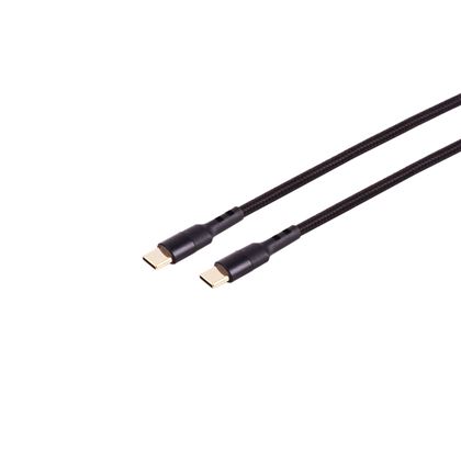 Cosaelctronics BlackCotton USB-C - USB-C csatlakozókábel 2.0 2m