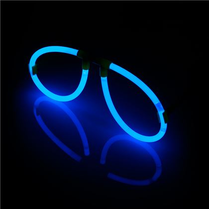Világító szemüveg kék