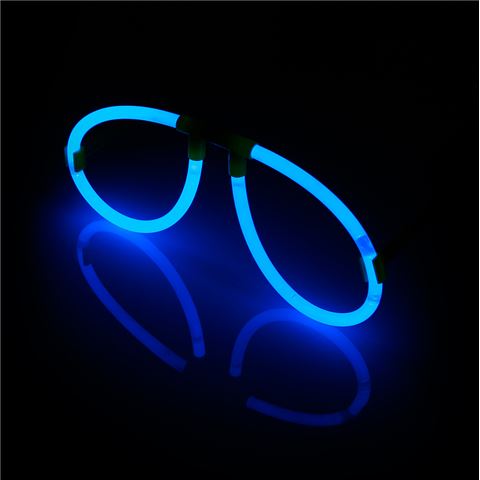 Világító szemüveg kék