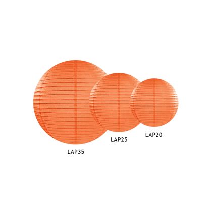 Papír lampion - Naranssárga 35cm