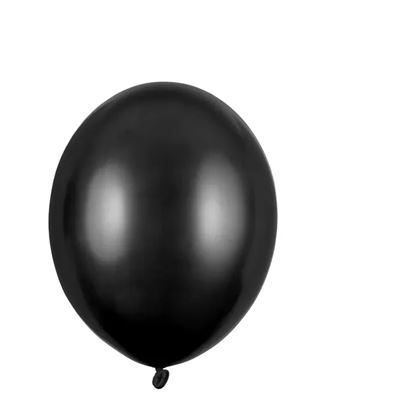 11 inch-es - Metál - Fekete színű lufi