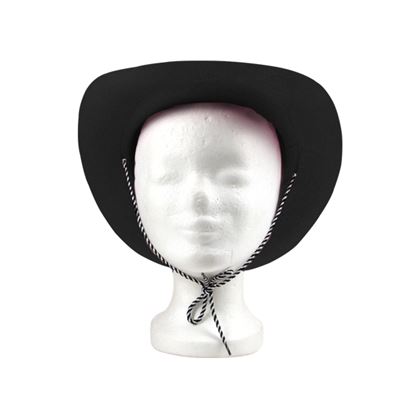 Cowboy kalap Csillogó - Fekete