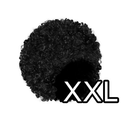 Paróka - Fekete Afro XXL