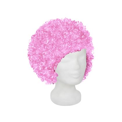 Paróka - Afro Rózsaszín