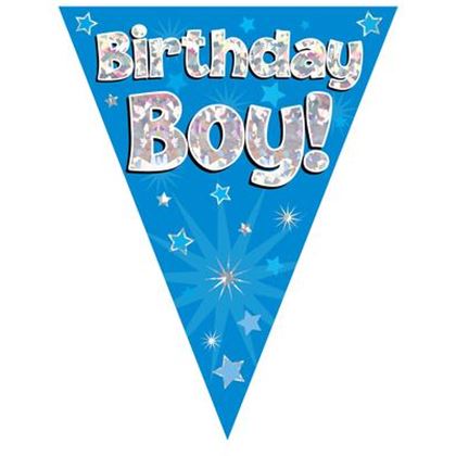 Oaktree Zászlófüzér - Birthday boy kék 3 9m