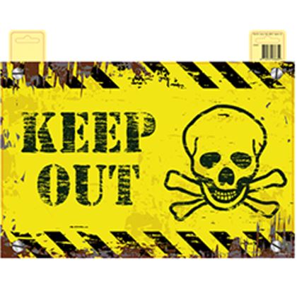 Faldekoráció - Keep out