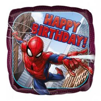17 inch-es Pókember - Spider-Man Happy Birthday Szülinapi Fólia Lufi