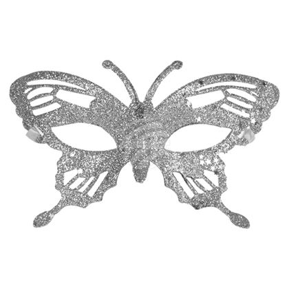 Maszk - Szem Karnevál Pillangó Ezüst