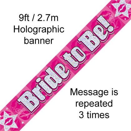 Oaktree Banner - Bride to be (pink)