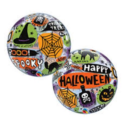22 inch-es Halloween Messages Icons Bubble Lufi