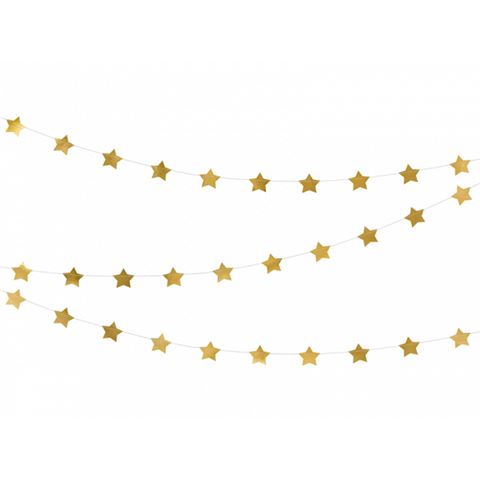 Girland - Csillagok Arany
