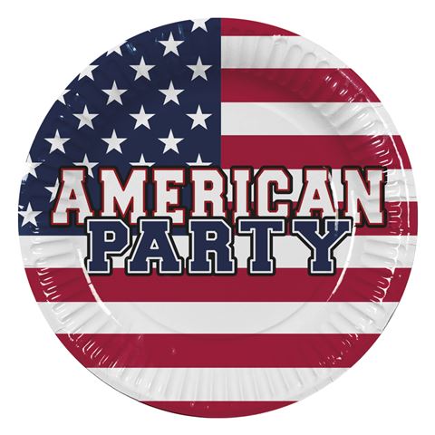 Amerikai party - Tányér