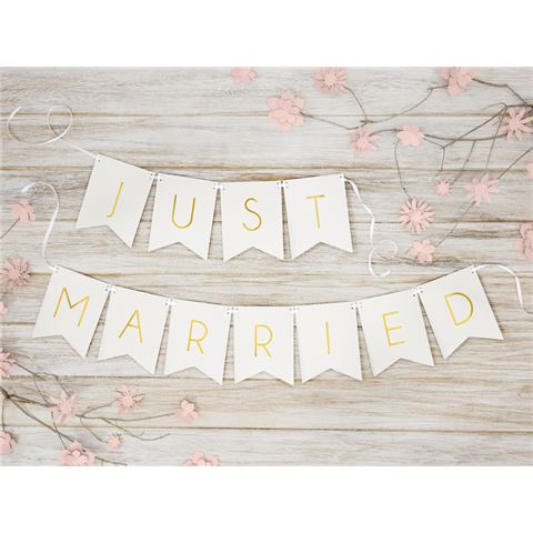 Just married - Banner