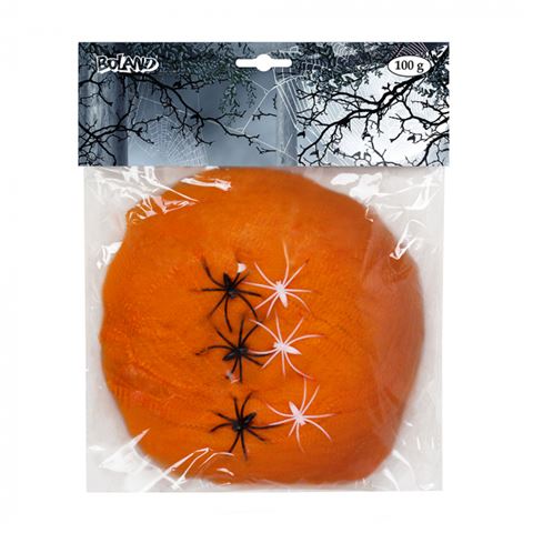 Pókháló - Narancssárga 100 g 6 db pókkal