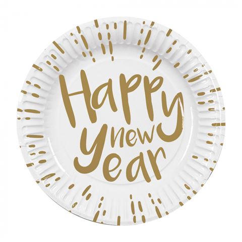 Papír tányér - Happy New Year