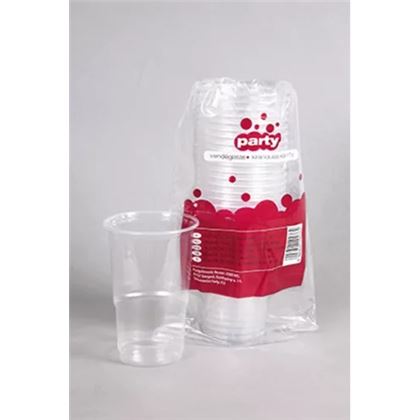 Műanyag pohár - 5 dl víztiszta 20dbłcs